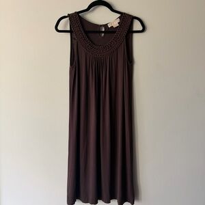 Michael Kors Brown Sleeveless Dress